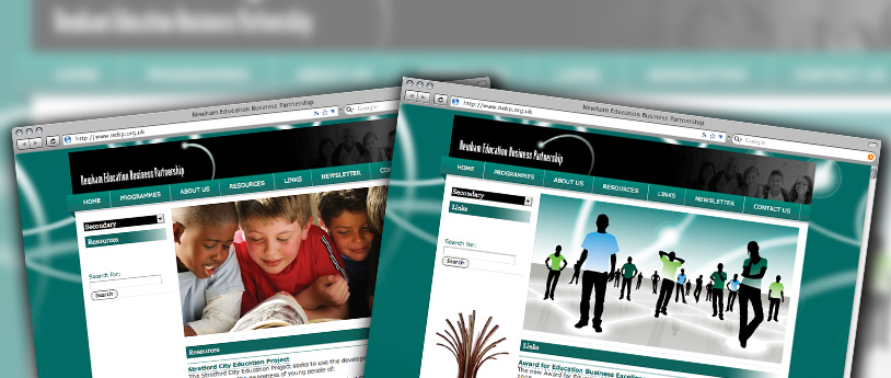 Website Design for Newham Education Business Partnership