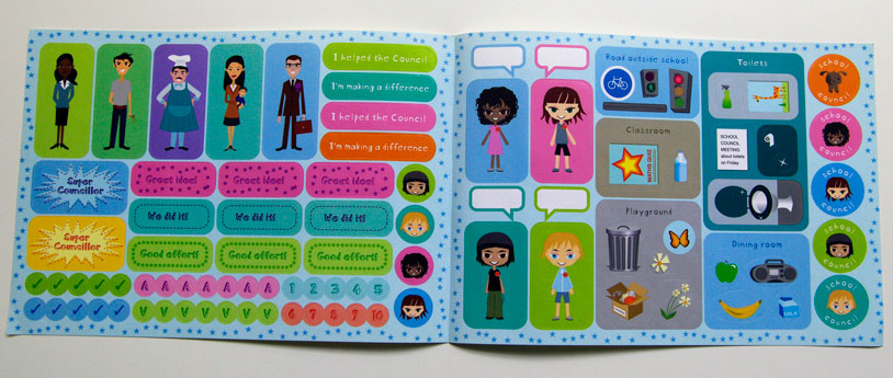 Printed Stickers designed for Educational Resource